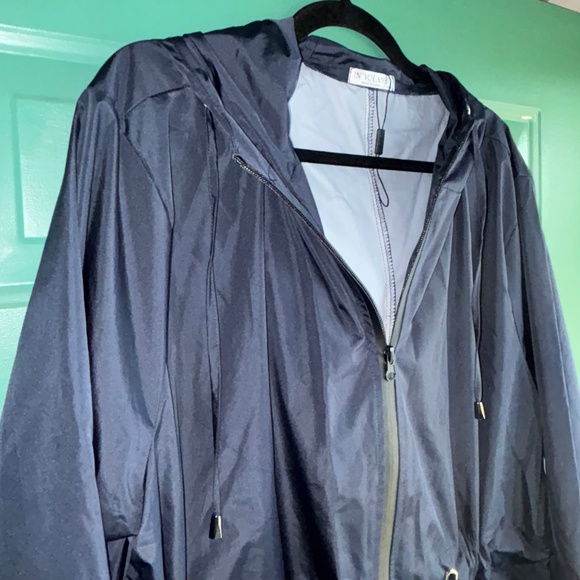 N’Voland 18w navy raincoat new without tags - Picture 4 of 8
